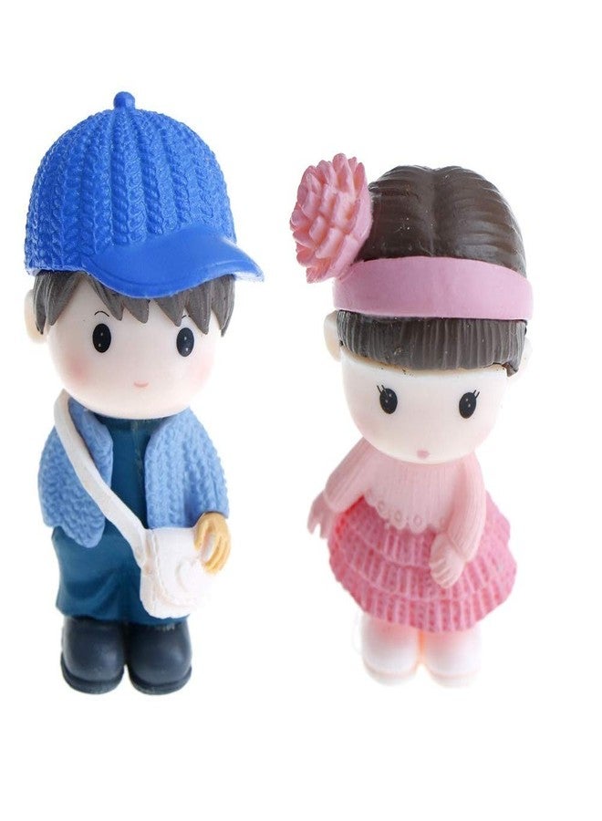 BHOOLU&GOOLU Pvc Couple Decoration (Multicolor) - 2Pcs - Image 1